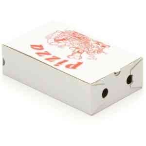 5600 Pizzakartons 270 x 160 x 70 mm Pizzaschachteln Motiv Verpackungen weiß - Weiß