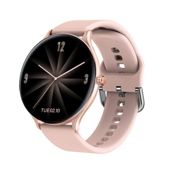 TPFNet Smart Watch / Fitness Tracker IP67 für Damen & Herren - Silikon Armband - Android & IOS - verschiedene Farben - Rosa