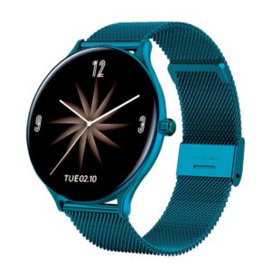 TPFNet Smart Watch / Fitness Tracker IP67 für Damen & Herren - Milanaise Armband - Android & IOS - verschiedene Farben - Blau