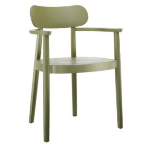 Auf einen Blick NEU 2024! LOUNGE-VARIANTE ZUR THONET 118-REIHE | LIEFERBAR AB APRIL!  THONET Holzstuhl 118 MFV mit Armlehnen und Muldensitz  Holzrahmen