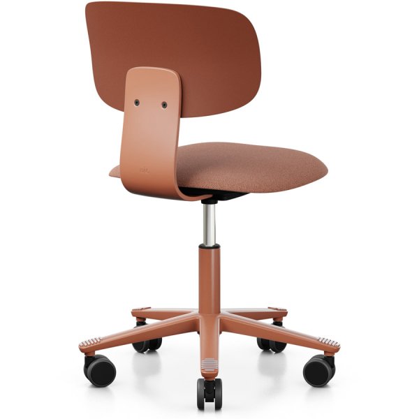 Auf einen Blick HAG Tion 2140 Bürostuhl  Sitzfläche gepolstert Bezug Sitz - Cura CU61257 Blush Red ( 98% Post-Consumer recyceltes Polyester