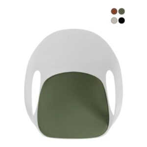 Auf einen Blick Sitzkissen Scuba für Kristalia Elephant Designstuhl Material: Polyurethan (PU/PUR) - weitere Materialien/Farben auf Anfrage! Farben: Jet