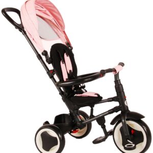 TPFSports QPlay Dreirad Rito 3 in 1 mit Stange - Jungen und Mädchen - Rosa