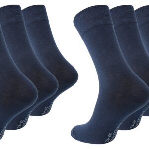 Paolo Renzo® Business Socken 3/6/12/18 oder 36 Paar - Größen 39/42 und 43/46 - Marineblau / 43-46 / 6