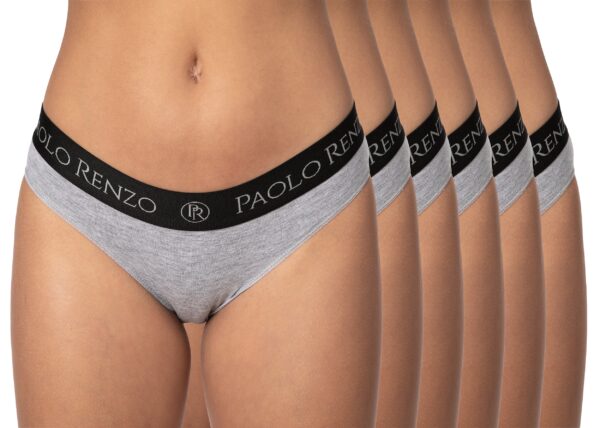 Paolo Renzo® Damen Baumwoll Slip SPORT LINE 3 oder 6 Paar - Größen S