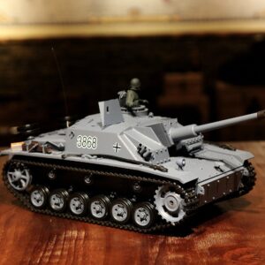 TPFLiving RC-Panzer Sturmgeschütz III Pro mit Schussfunktion - Sound und Rauch - Maßstab: 1:16