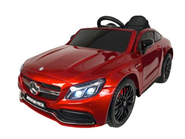 TPFLiving Elektro-Kinderauto Mercedes C 63 AMG - rot