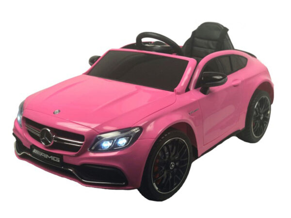 TPFLiving Elektro-Kinderauto Mercedes C 63 AMG - pink