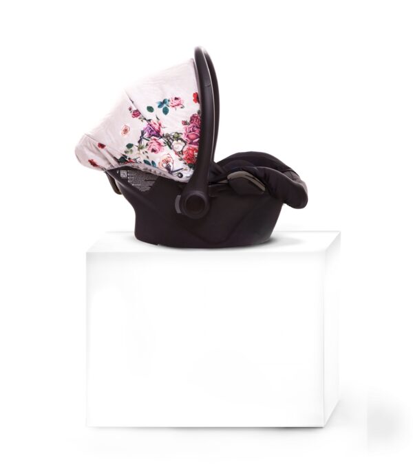 TPFLiving Babyschale Light Dark Rose mit oder ohne Isofix - Nickel / ohne Isofix