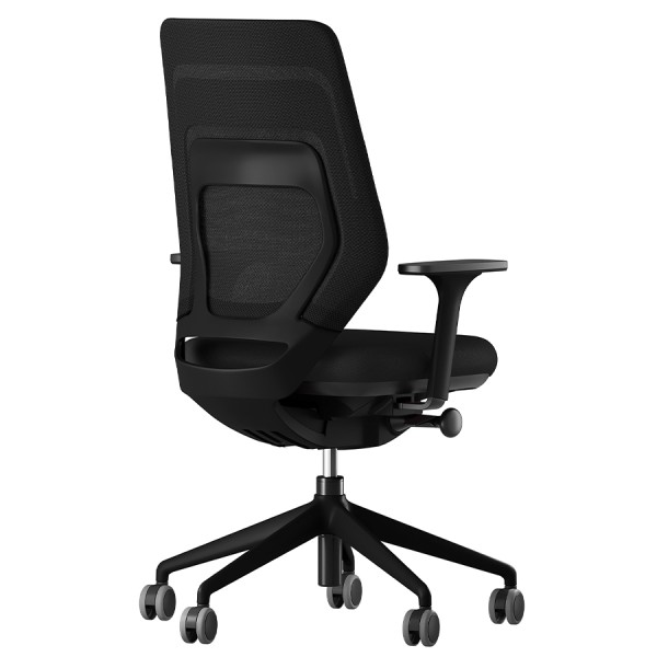 Wir bieten Ihnen hier den beliebten Bürodrehstuhl fm asiento in Schwarz als Komplettmodell an. Dieses zeichnet sich mitunter durch 4D-Armlehnen