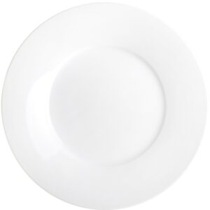 KAHLA Diner Essteller 27cm Weiß Dîner verkörpert pure Eleganz und zarte Raffinesse und sorgt für eine harmonische Balance zwischen Ästhetik und praktischer Anwendbarkeit. Die weich fließenden Konturen erleichtern das Platzieren und Stapeln dieser Kollektion