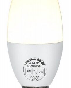 LED Kerzenlampe SMART 3STEP DIMMING - C37 - E14 - 5W - WW 2700K - 360lm