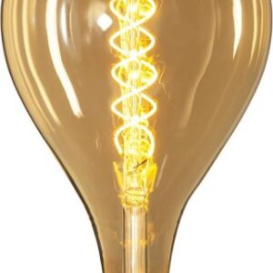 LED DEKO Leuchtmittel VINTAGE SPIRAL AMBER 165mm - E27 - 6W - WW 2000K - 250lm - dimmbar