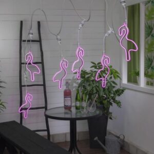 System CONNECTA FLAMINGO pink LED-Objekt mit E27 Fassung outdoor H:52cm B:18cm