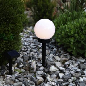 LED Solar Gartenkugel GLOBUS - Erdspieß - H: 32cm