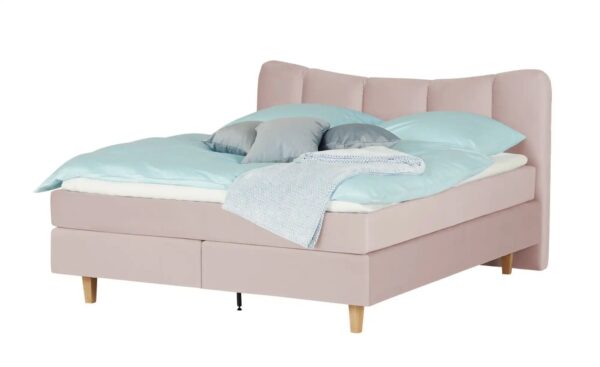 Boxspringbett  Dalur ¦ rosa/pink ¦ Maße (cm): B: 180 H: 110 Betten > Boxspringbetten > Boxspringbetten 180x200 - Höffner