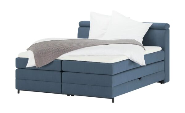 switch Boxspringbett  Kay ¦ blau ¦ Maße (cm): B: 163 H: 108 Betten > Boxspringbetten > Boxspringbetten 160x200 - Höffner