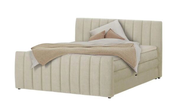 switch Boxspringbett mit Bettkasten Carina ¦ beige ¦ Maße (cm): B: 191 H: 112 Betten > Boxspringbetten > Boxspringbetten 180x200 - Höffner