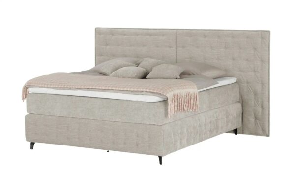 Kings and Queens Boxspringbett  Fjell ¦ beige ¦ Maße (cm): B: 280 H: 130 Betten > Boxspringbetten > Boxspringbetten 200x200 - Höffner