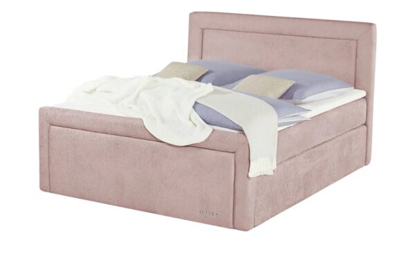 Jette Home Boxspringbett  Jette Frame ¦ rosa/pink ¦ Maße (cm): B: 184 H: 129 Betten > Boxspringbetten > Boxspringbetten 180x200 - Höffner