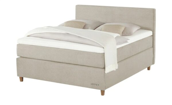 Jette Home Boxspringbett  Jette Flex ¦ beige ¦ Maße (cm): B: 145 H: 120,5 Betten > Komfortbetten - Höffner