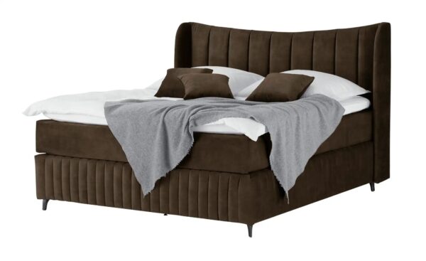 Kings and Queens Boxspringbett  Uldur ¦ braun ¦ Maße (cm): B: 214 H: 122 Betten > Boxspringbetten > Boxspringbetten 200x200 - Höffner