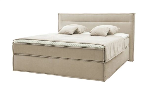 Musterring Boxspringbett  JustB! ¦ beige ¦ Maße (cm): B: 180 H: 115 Betten > Boxspringbetten > Boxspringbetten 160x200 - Höffner