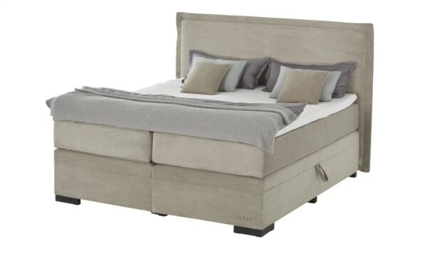 Jette Home Boxspringbett mit Bettkasten  Adapt ¦ beige ¦ Maße (cm): B: 182 H: 132 Betten > Boxspringbetten > Boxspringbetten 160x200 - Höffner