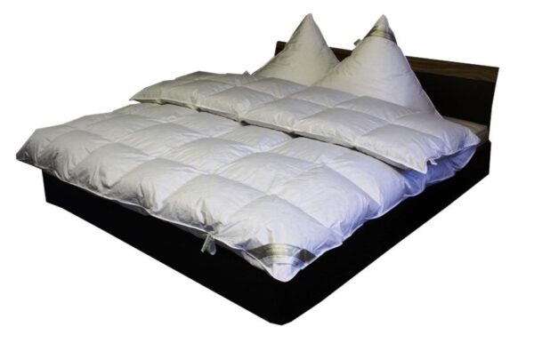 Hofmann 8cm Hochsteg Winter Daunenbett Daunendecke 6x6 200x200 100% neue Daunen EAN:0785983359887