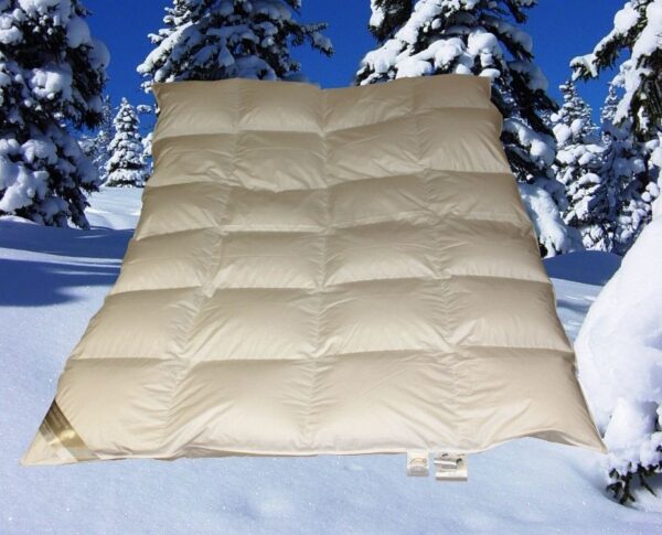 Premium 6cm Winter Hochsteg Kassetten Daunendecke 135x200 cm 100% neue Daunen EAN:0785983360685