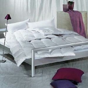 Premium Ganzjahres Daunenbett 155x200 Daunendecke Kassette 5x7 100% neue Daunen EAN:0791732638868