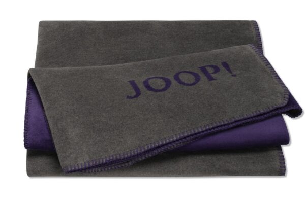 Joop! Wohndecke Kuscheldecke 150x200 cm Doubleface uni schiefer violett 791153 EAN:4000141791153