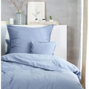 Hahn Renforce Bettwäsche 155x220 stonewashed denim blau 123061-365 EAN:4002895107617