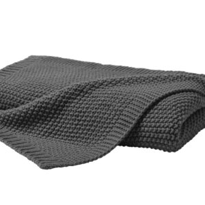 Hahn Primera Strickdecke Kuscheldecke Perlmuster 130x170 cm anthrazit 545001-888 EAN:4002895192729