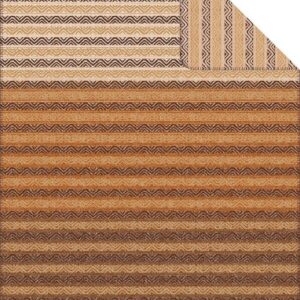 Ibena Jacquard Heimdecke Wohndecke Luxor braun-beige-ocker 150x200 1621-300 EAN:4004406300500