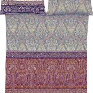 Fleuresse Mako-Satin Bettwäsche 155x220 Ornamente Paisley mystic rot 114128-14 EAN:4043202620207