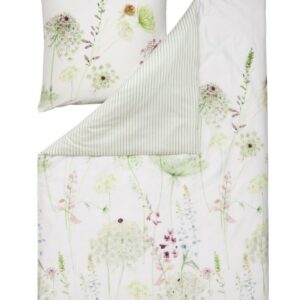 Estella Mako-Satin Bettwäsche 135x200 Meadow Blumenwiese Wende weiß 4704-530 EAN:4053912196701