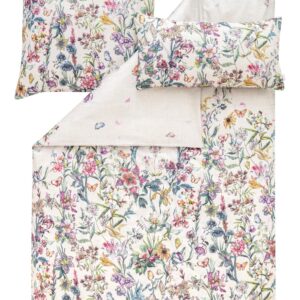 Estella Mako-Satin Bettwäsche 155x220 Tallulah Blumenwiese Schmetterling 7908... EAN:4053912397252