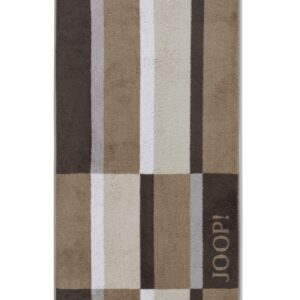 Joop! Handtuch Handtücher 50x100 Shades Checked 1688-33 sand braun EAN:4056735144218