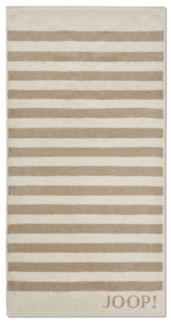 Joop! Handtuch Handtücher 50x100 Classic Stripes Streifen 1610-36 creme EAN:4056735148087