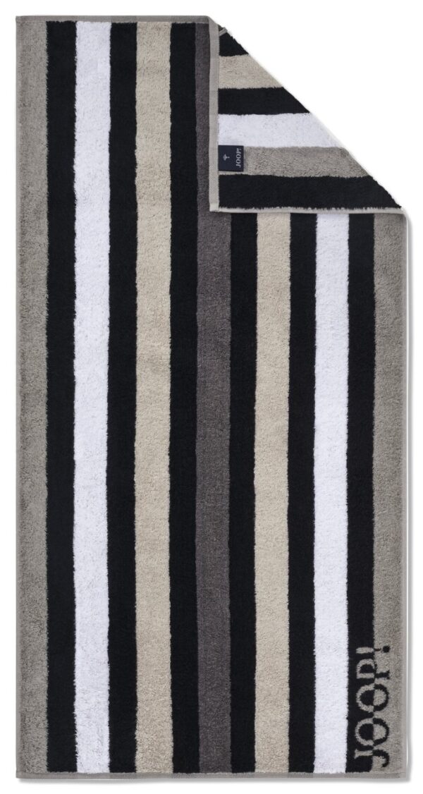 Joop! Duschtuch Badetuch 80x150 Stripes Streifen 1690-77 platin EAN:4056735150769