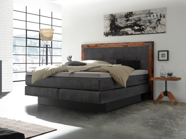 Hasena Boxspringbett Nevada Pronto Akazie Vintage brown