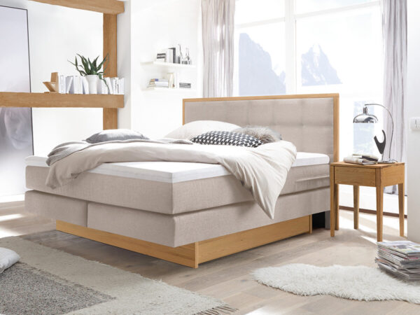 Hasena Boxspringbett Ottawa Pronto Eiche bianco