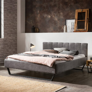 Hasena Pronto Polsterbett Stefano Buffalo shale (720) Anthrazit 140 x 200 cm 25 cm EAN:7618756405319