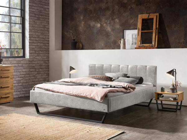 Hasena Pronto Polsterbett Stefano Buffalo grey (721) Anthrazit 140 x 200 cm 25 cm EAN:7618756405326