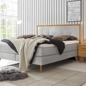 Hasena Boxspringbett Nordic Pronto 160 x 200 cm Eiche bianco