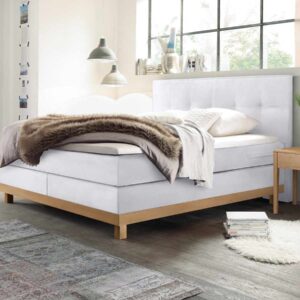 Hasena Boxspringbett Bella Pronto 180 x 200 cm Eiche bianco