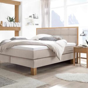 Hasena Boxspringbett Cottage Pronto Eiche bianco