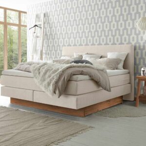 Hasena Boxspringbett Denver Pronto 160 x 200 cm Wildeiche natur