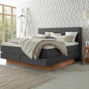 Hasena Boxspringbett Denver Pronto 160 x 200 cm Wildeiche natur